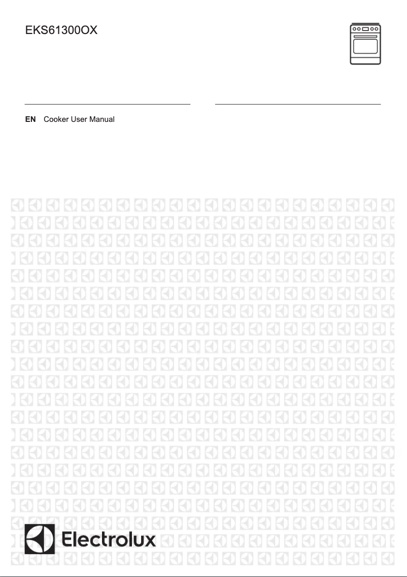 Page 1 de la notice Manuel utilisateur Electrolux EKS61300OX