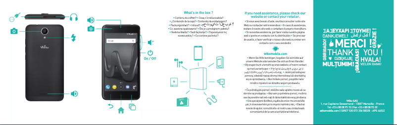 Page n°1 - Manuel utilisateur Wiko Harry