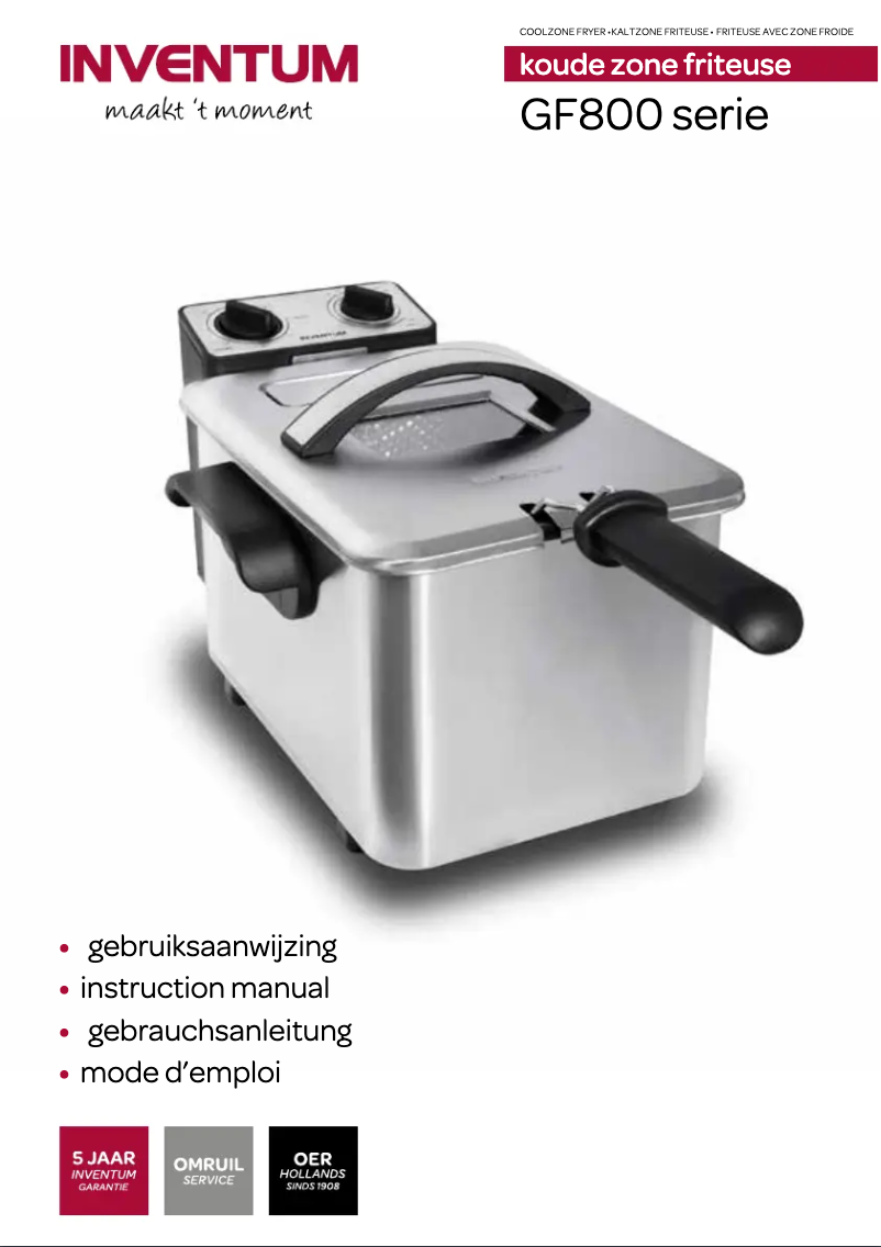 Image de la première page du manuel de l'appareil GF845