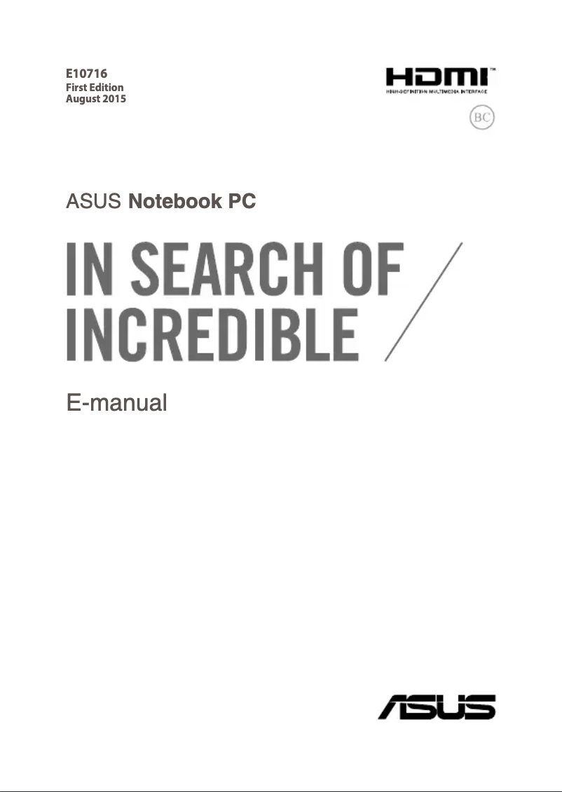 Page 1 de la notice Manuel utilisateur Asus ROG G752VT-GC118T notebook