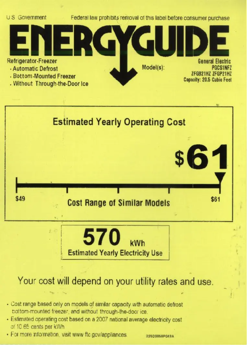 Image de la première page du manuel de l'appareil ZFGB21HZSS