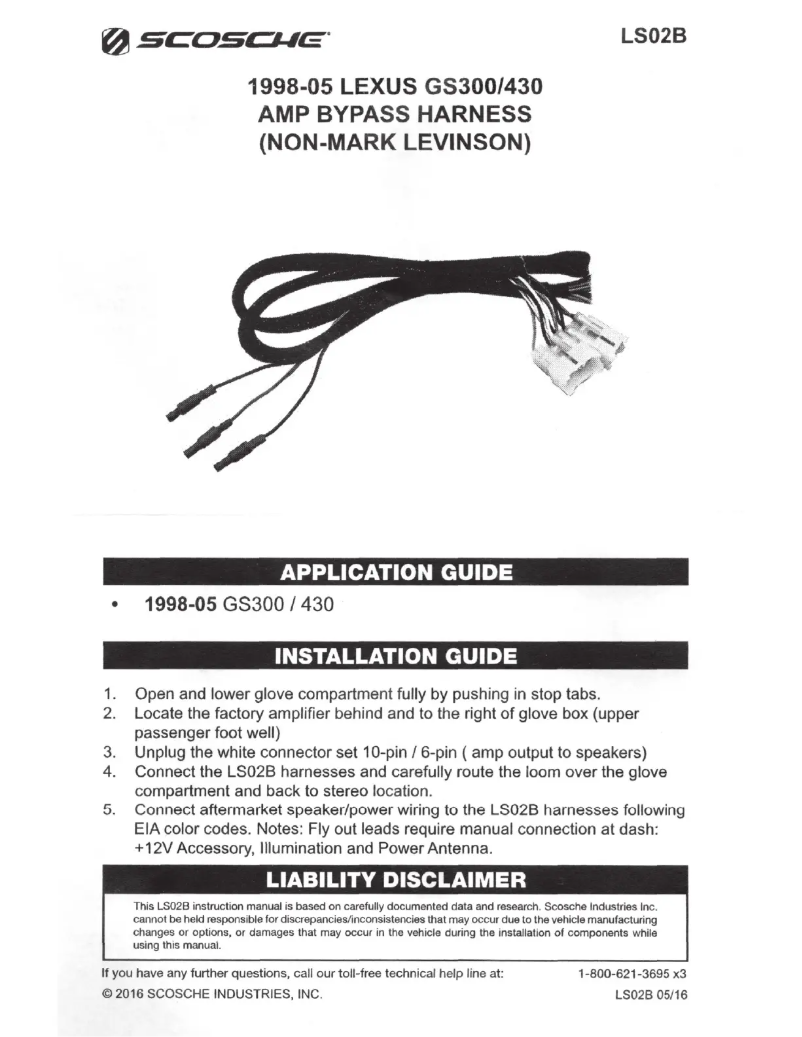 Image de la première page du manuel de l'appareil LS02B