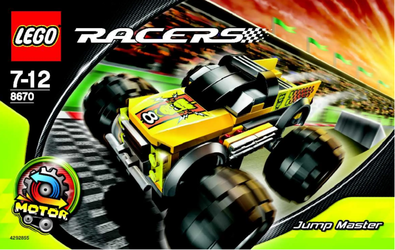 Page n°1 - Manuel utilisateur Lego Racers 8670