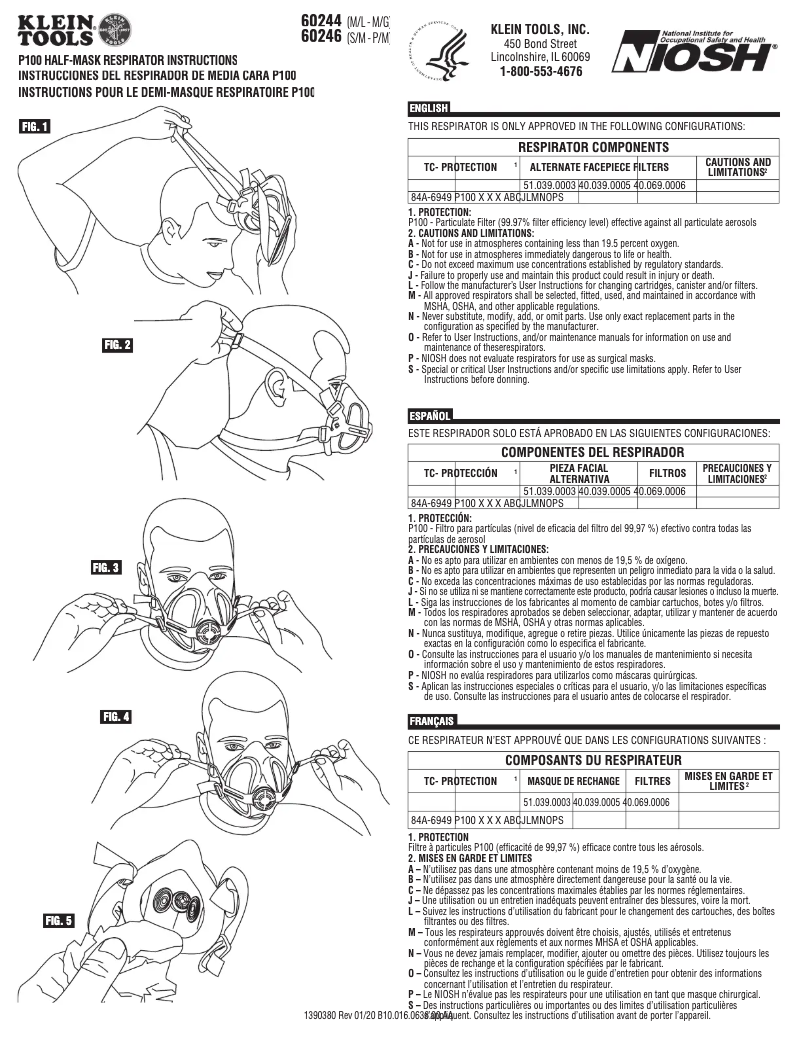 Image de la première page du manuel de l'appareil 60244