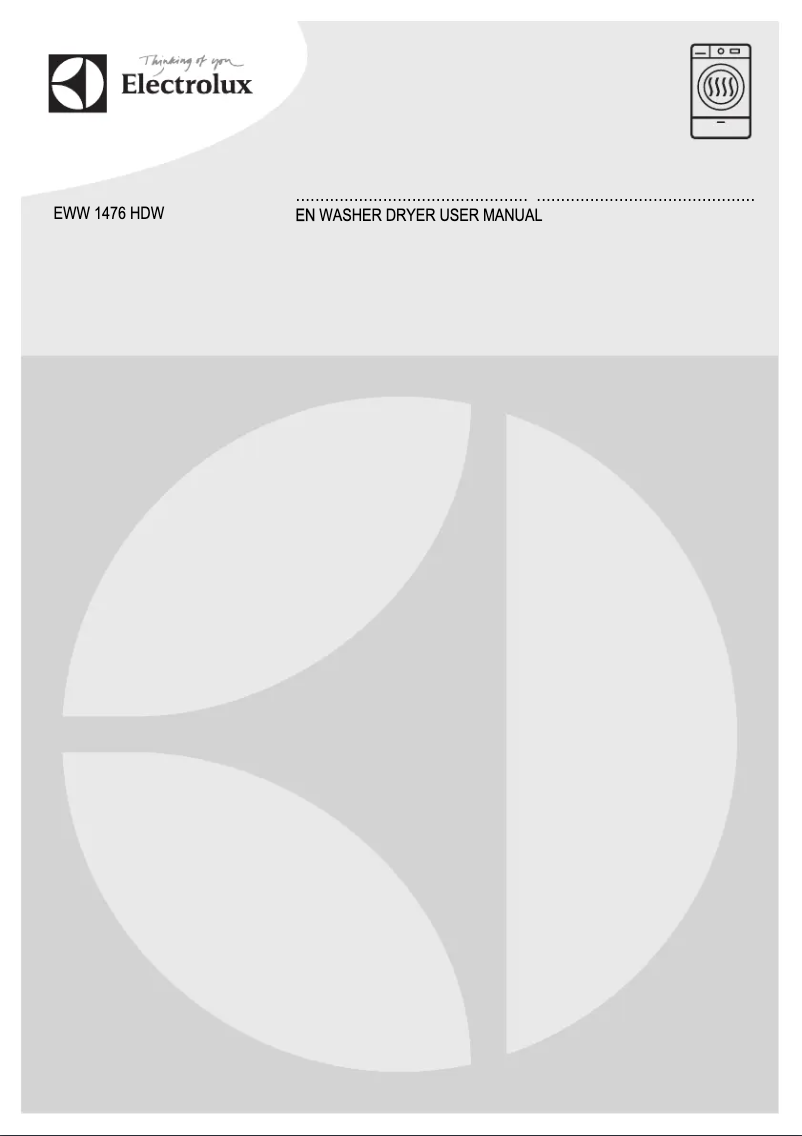 Page n°1 - Manuel utilisateur Electrolux EWW1476HDW