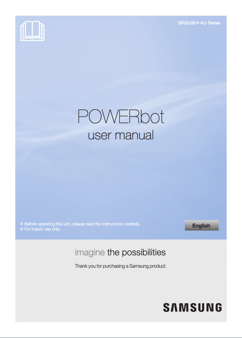 Page 1 de la notice Manuel utilisateur Samsung Powerbot SU20J9010U