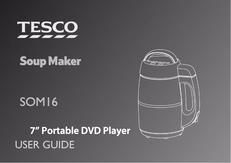 Page 1 de la notice Manuel utilisateur Tesco SOM16