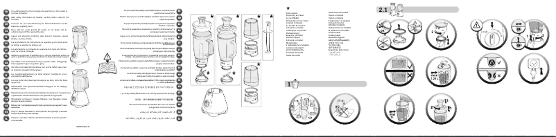 Page 1 de la notice Manuel utilisateur Tefal BL317166