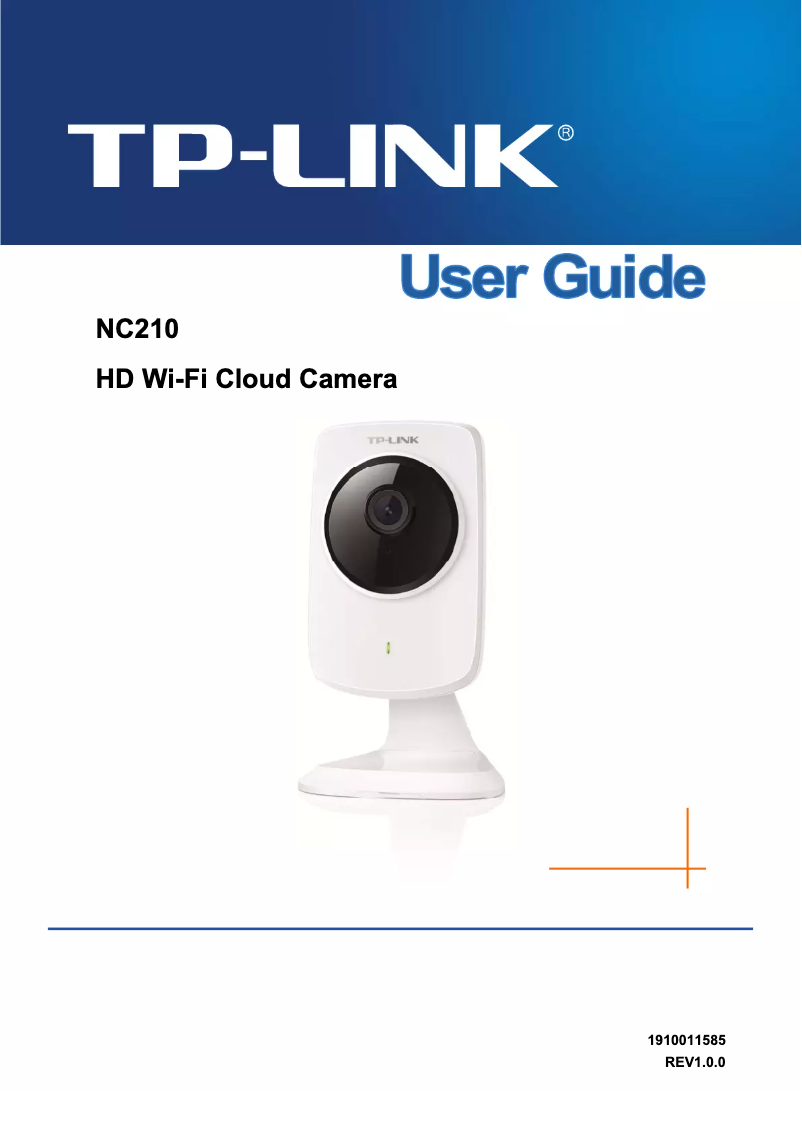 Image de la première page du manuel de l'appareil NC210