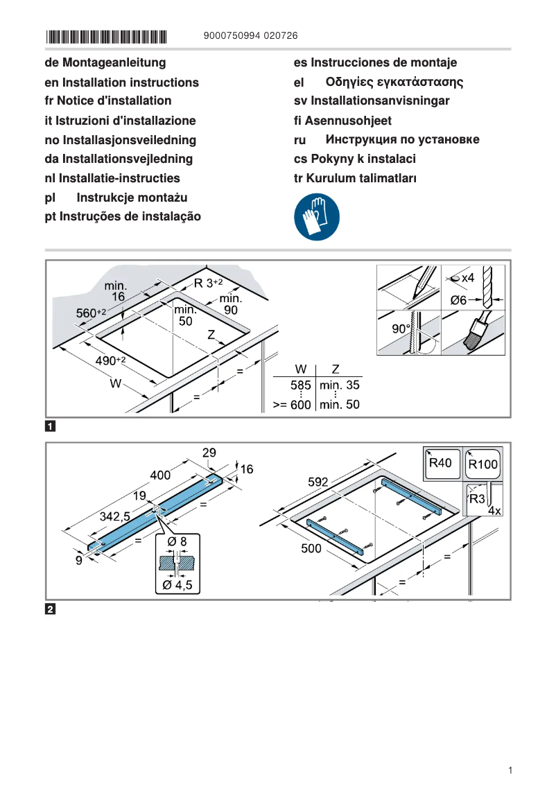 Page 1 de la notice Mode d'emploi Siemens ET775FG17E