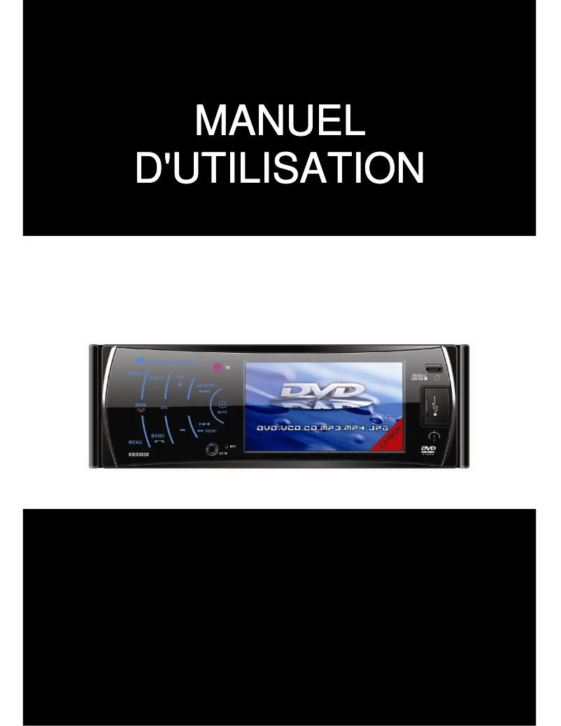 Page 1 de la notice Manuel utilisateur Continental Edison KSD3530