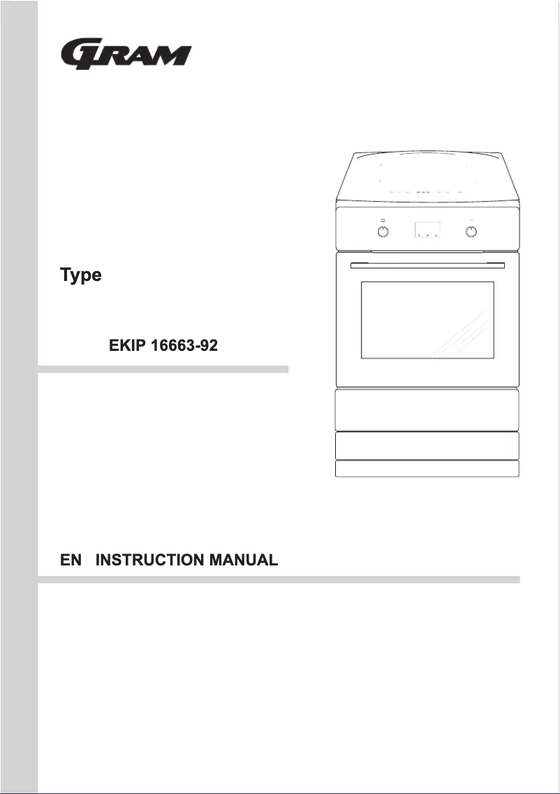 Page 1 de la notice Manuel utilisateur Gram EKIP 16663-92