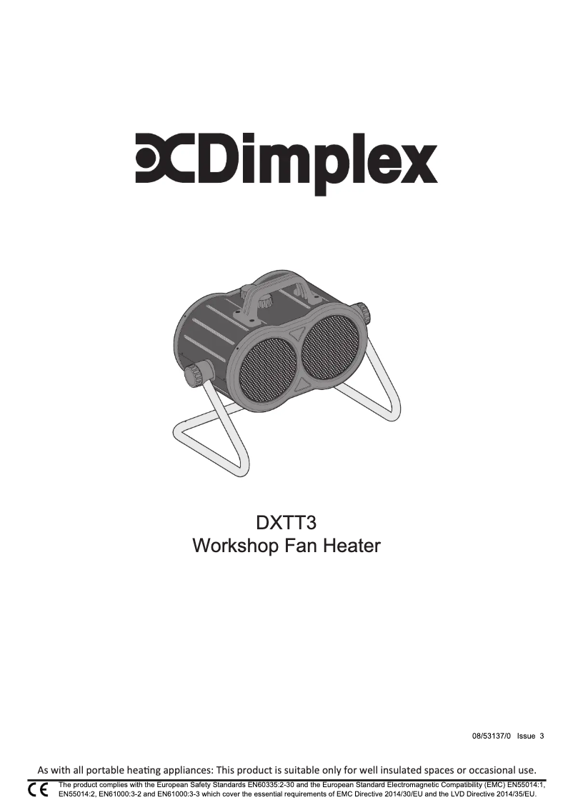 Image de la première page du manuel de l'appareil DXTT3