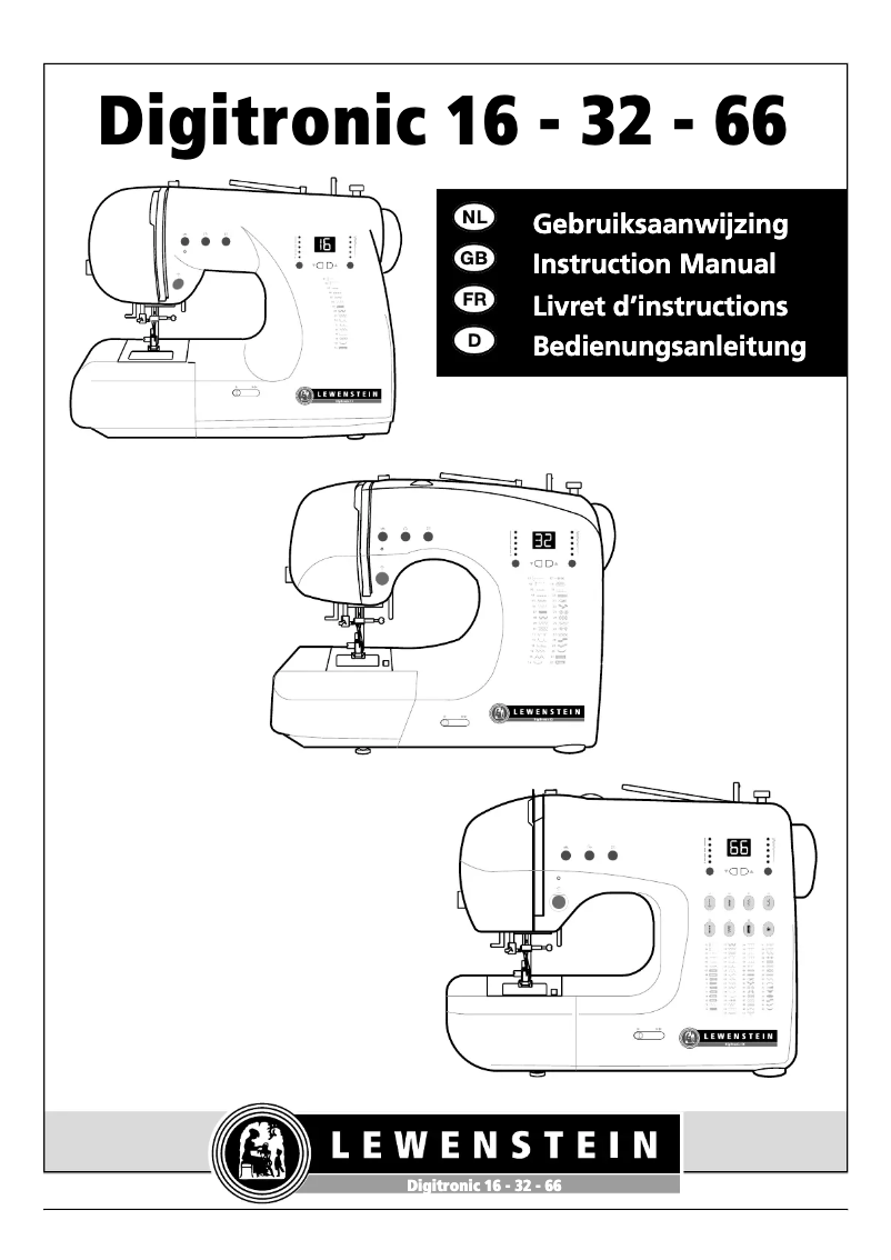 Image de la première page du manuel de l'appareil Digitronic 16