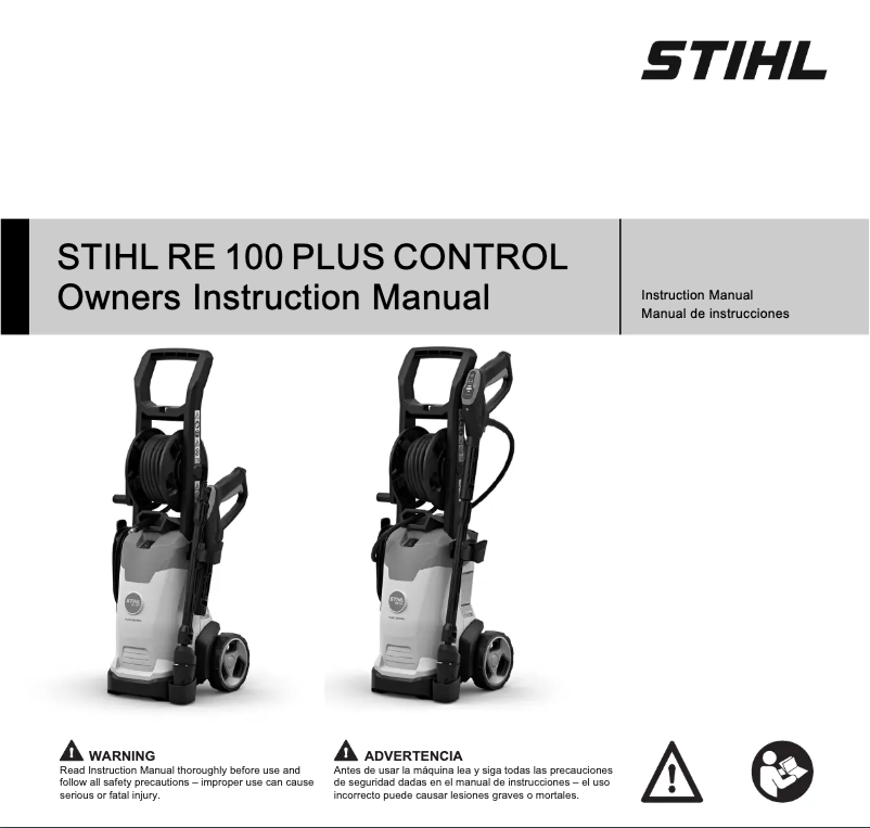 Página 1 del manual Manual de usuario Stihl RE 100 Plus Control