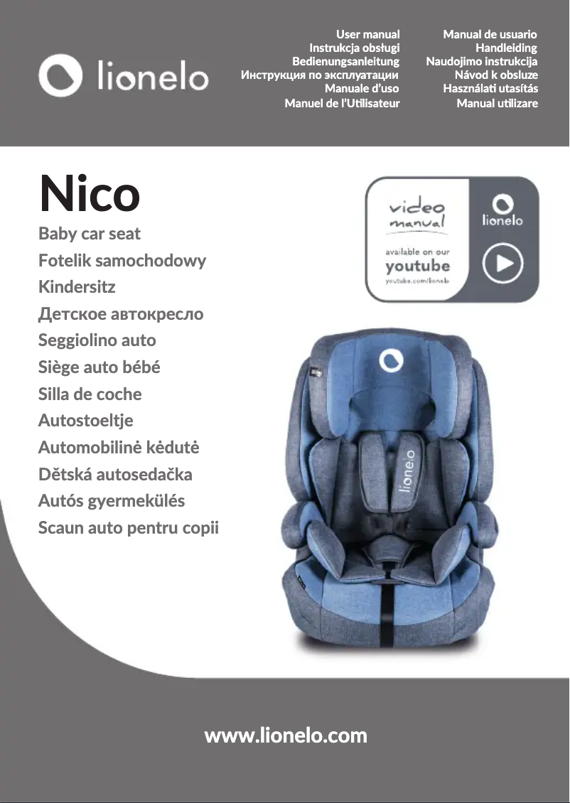 Image de la première page du manuel de l'appareil Nico