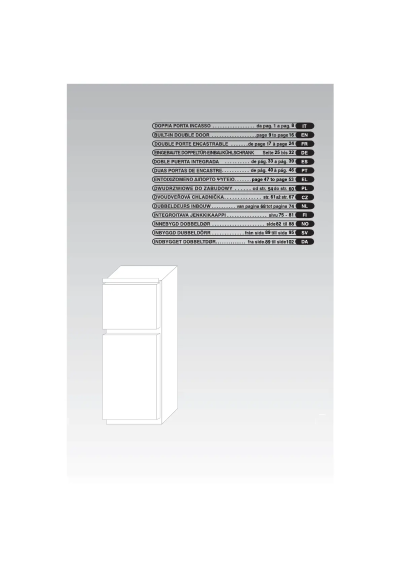 Page n°1 - Manuel utilisateur Hoover HBDP 2360/1