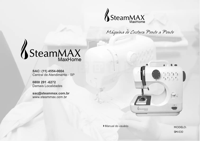 Página 1 del manual Manual de usuario SteamMax SM-530