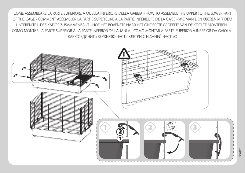 Page 1 de la notice Manuel utilisateur Ferplast Rabbit 100 Double