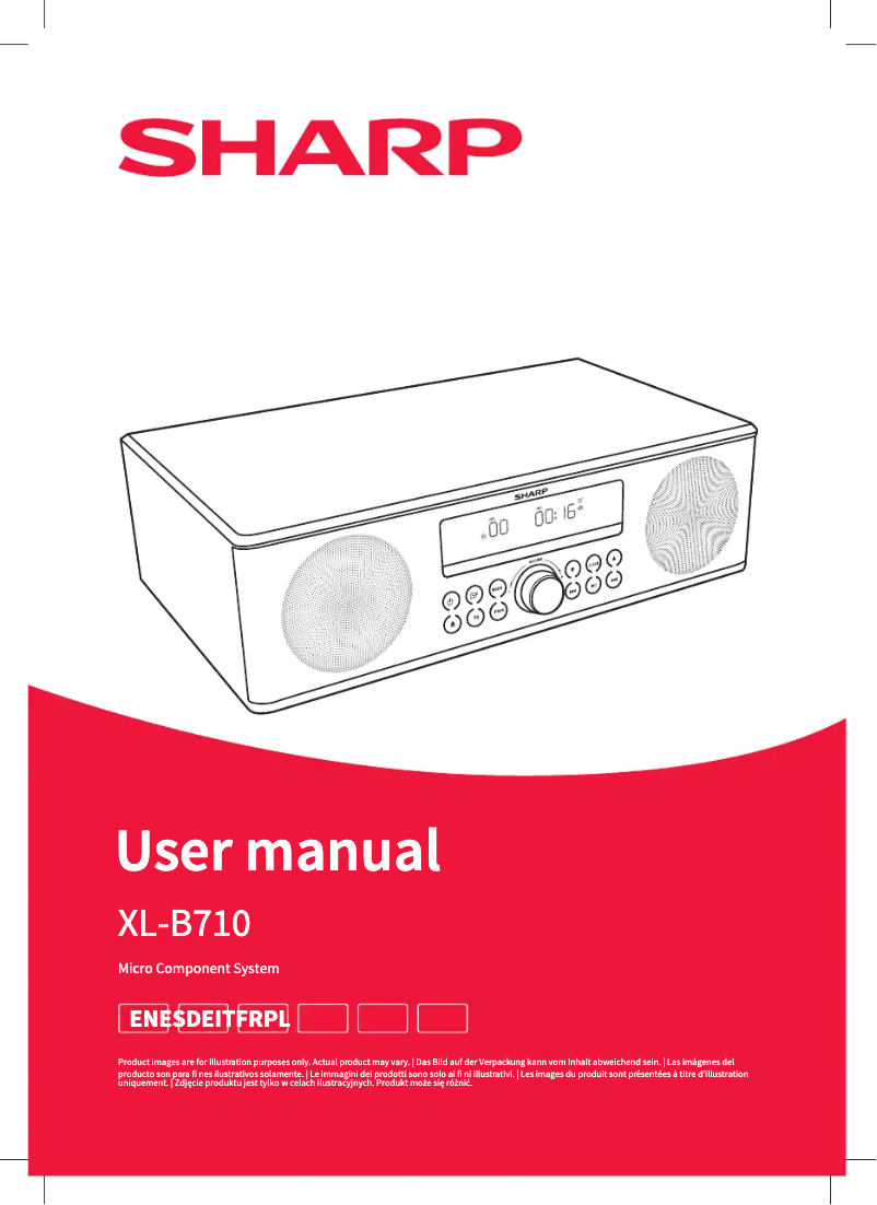 Imagen de la primera página del manual del dispositivo XL-B710