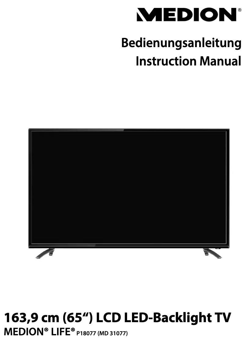 Page 1 de la notice Manuel utilisateur Medion LIFE P18077