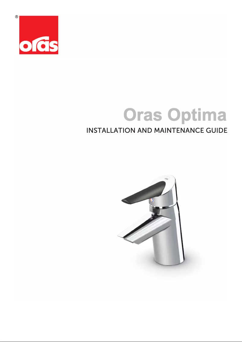Page n°1 - Manuel utilisateur Oras Optima 2701FT