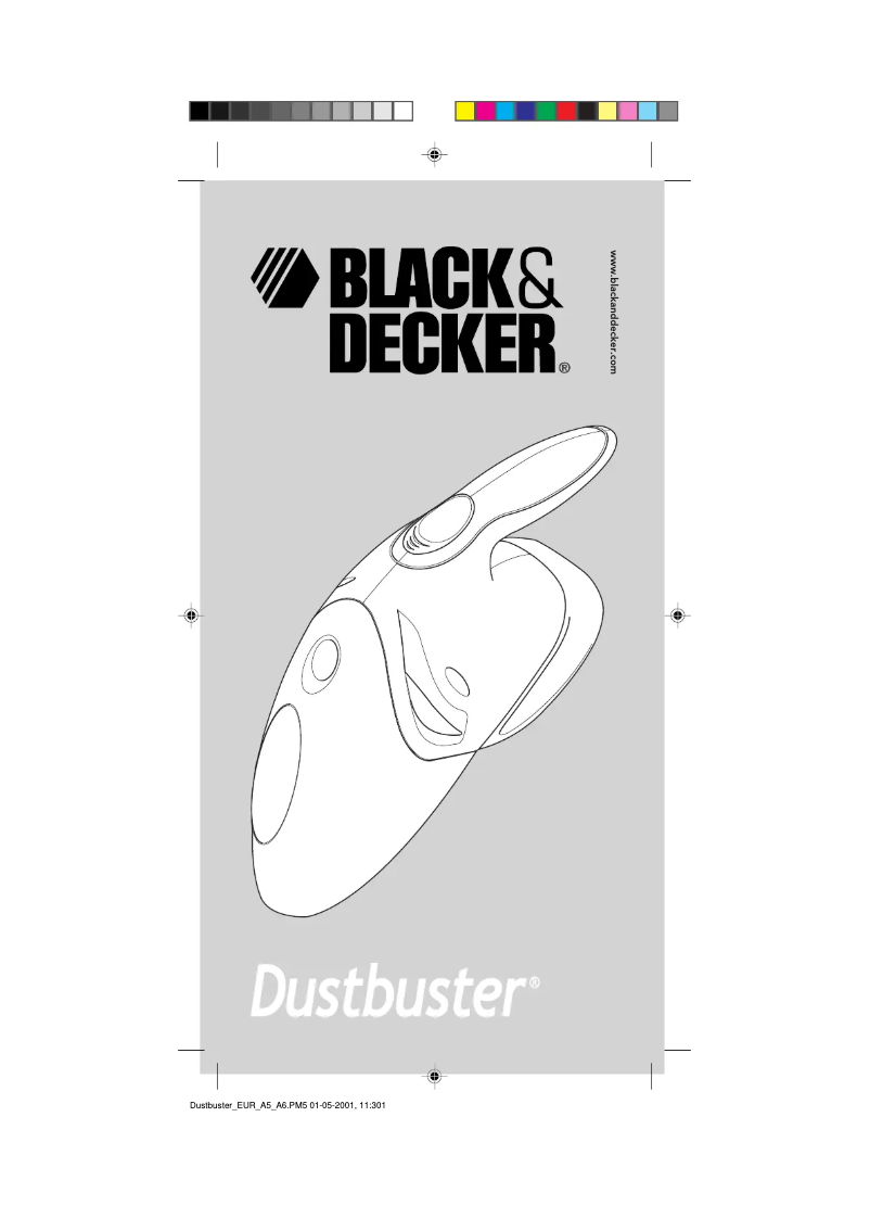 Page n°1 - Manuel utilisateur Black & Decker Dustbuster V3610P