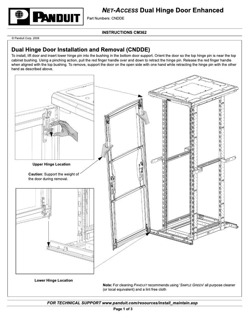 Página 1 del manual Manual de usuario Panduit CNDDE