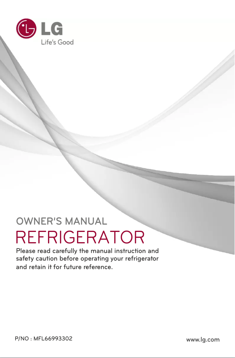 Page 1 de la notice Manuel utilisateur LG GL-205KAGE5