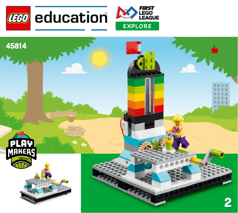 Page 1 de la notice Manuel utilisateur Lego Education 45814