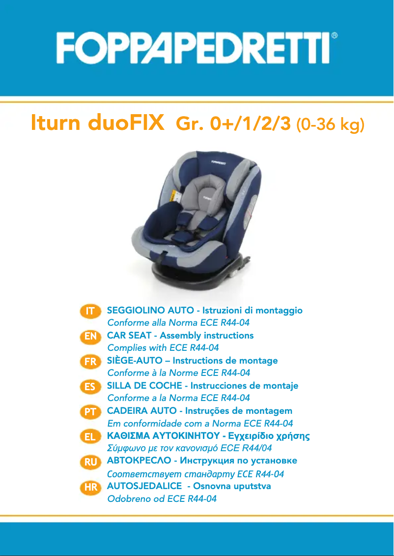 Page n°1 - Manuel utilisateur Foppapedretti Iturn duoFIX