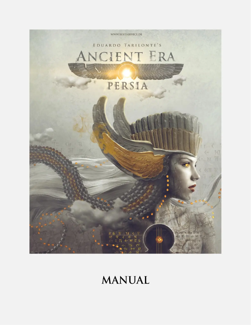 Image de la première page du manuel de l'appareil Ancient ERA Persia