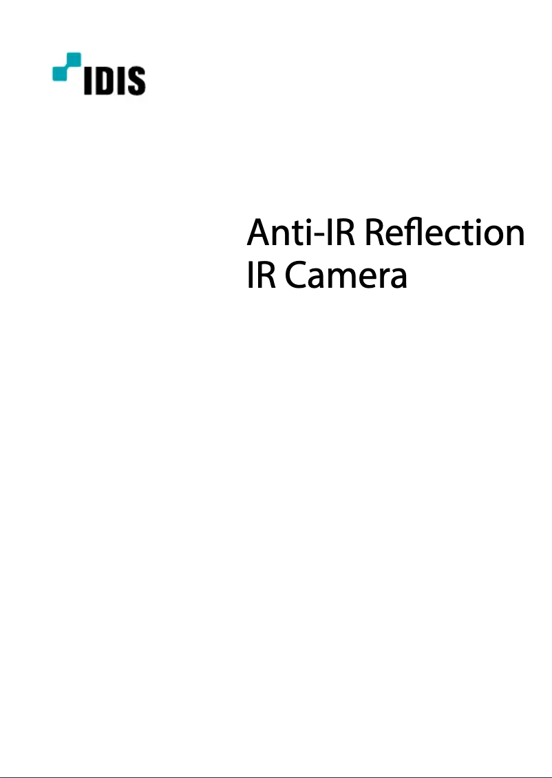 Page 1 de la notice Manuel utilisateur IDIS DC-T1833WHR