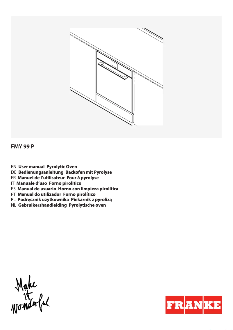Image de la première page du manuel de l'appareil FMY 99 P XS