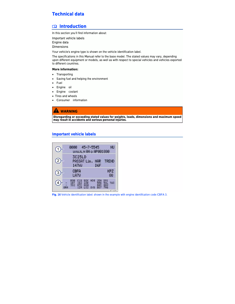 Página 1 del manual Ficha técnica Volkswagen Jetta Hybrid (2013)