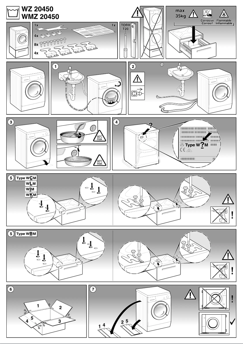 Image de la première page du manuel de l'appareil WMZ20450