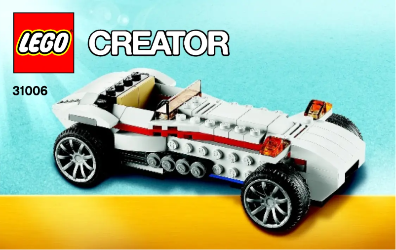Page n°1 - Manuel utilisateur Lego Creator 31006