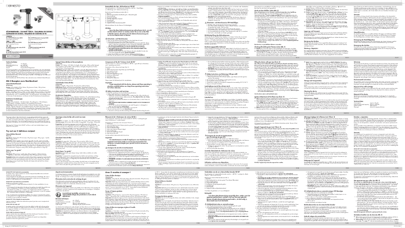 Page 1 of the manual User Manual Ernesto IAN 298093