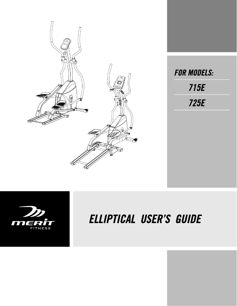 Page 1 de la notice Manuel utilisateur Merit 725E