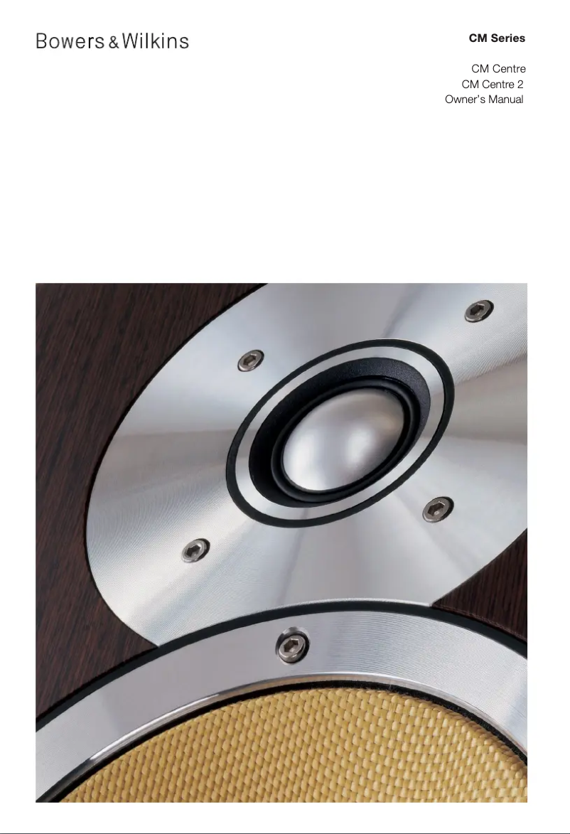 Imagen de la primera página del manual del dispositivo CM Centre