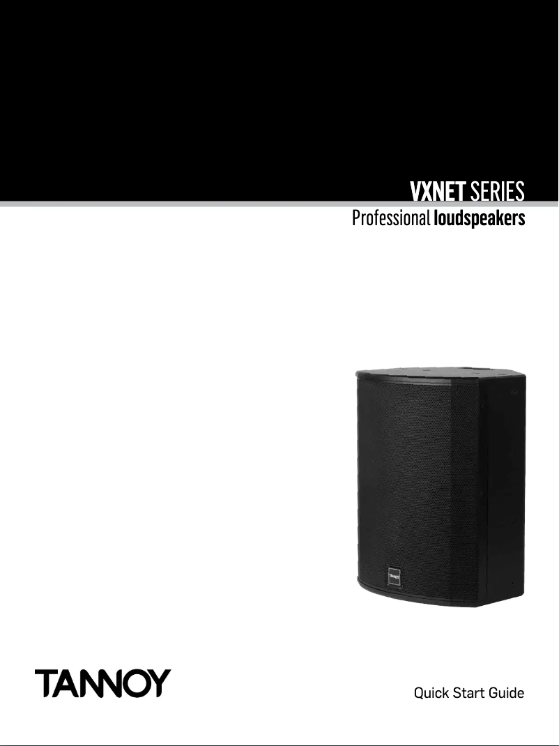 Image de la première page du manuel de l'appareil VXNET 12Q