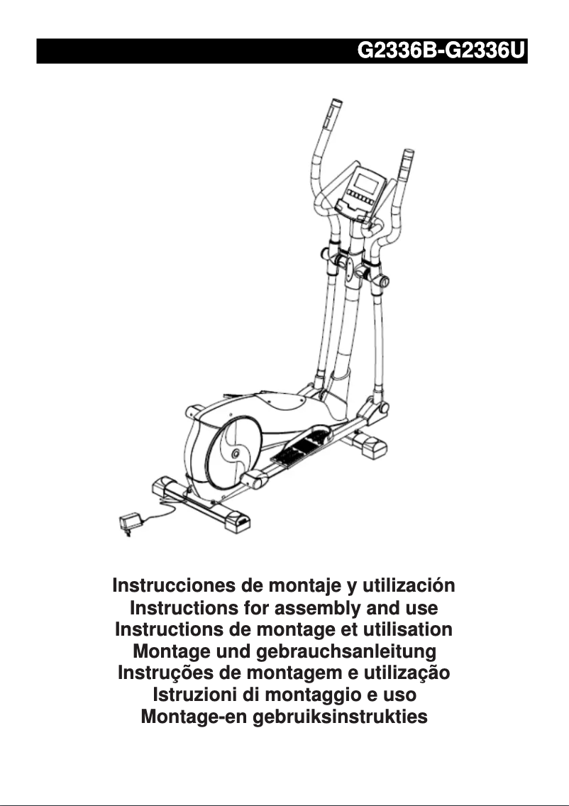 Image de la première page du manuel de l'appareil G2336B