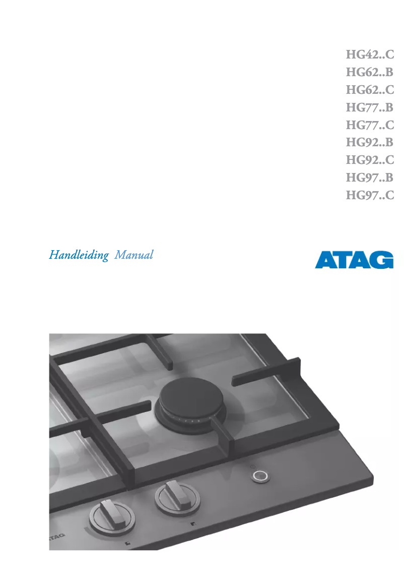 Page n°1 - Manuel utilisateur Atag HG97B