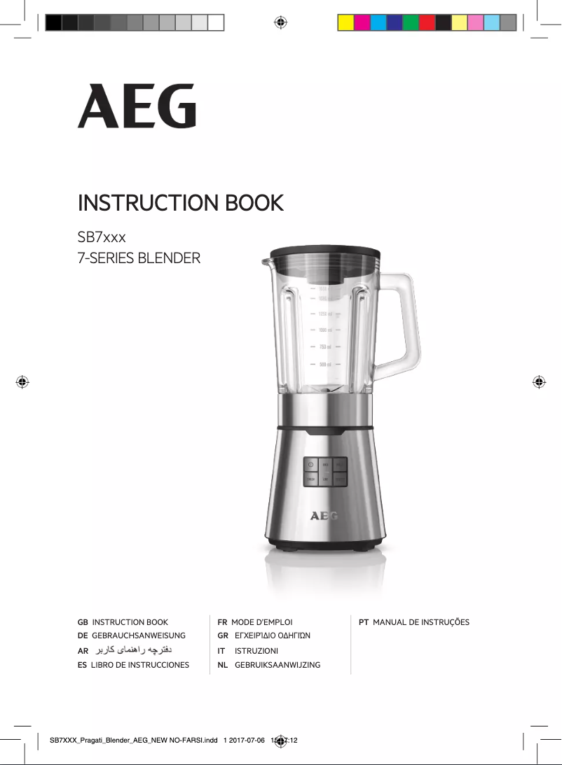 Página 1 del manual Manual de usuario AEG SB7-8000