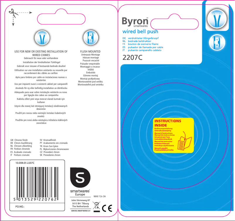 Image de la première page du manuel de l'appareil 2207C