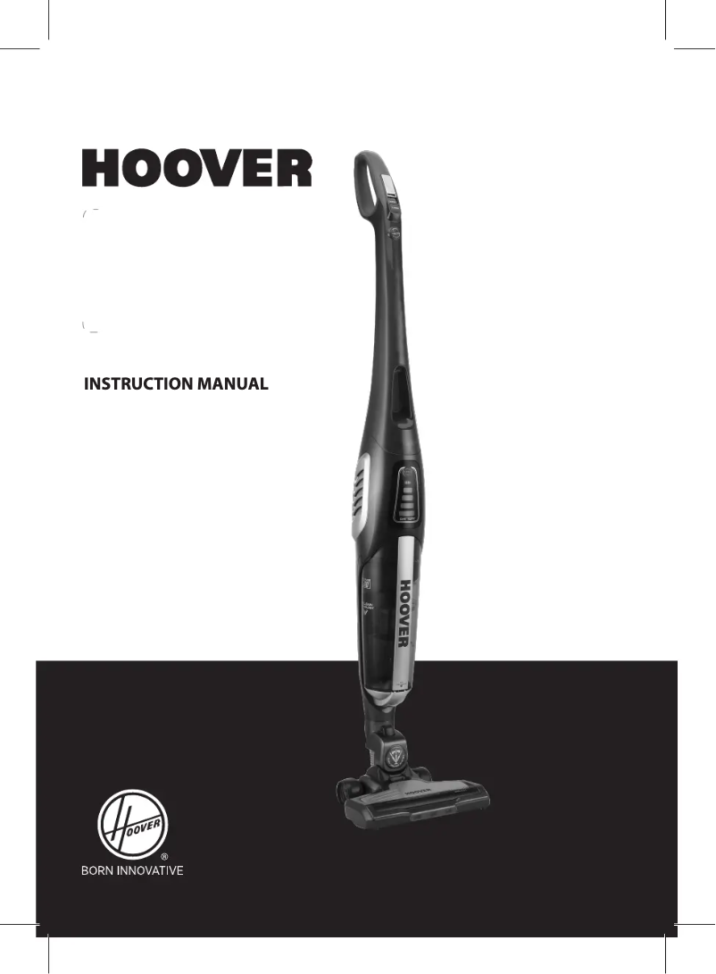 Page n°1 - Manuel utilisateur Hoover Unplugged UNP324RM