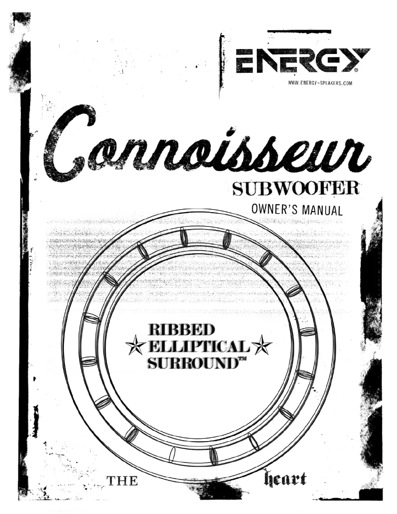 Page n°1 - Manuel utilisateur Energy ESW-C8
