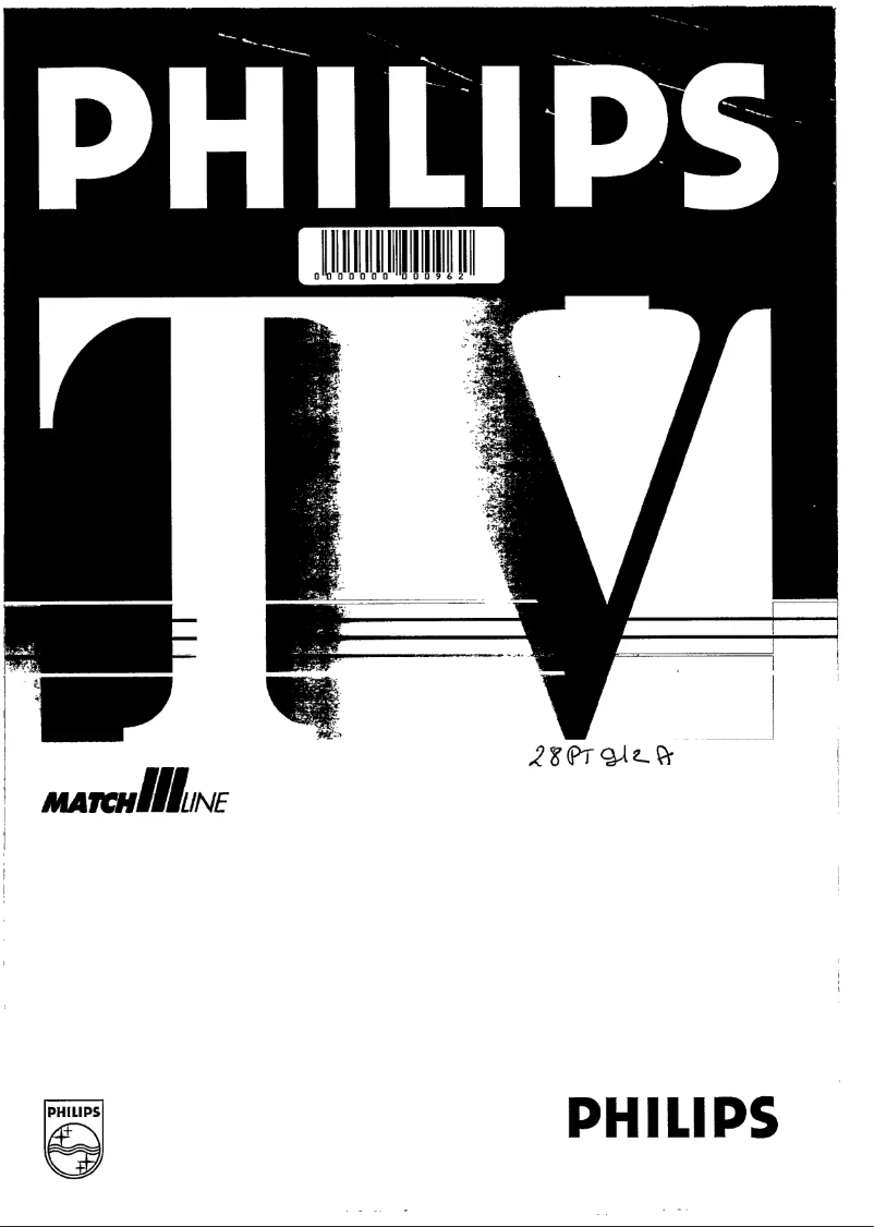 Image de la première page du manuel de l'appareil 28PT912A