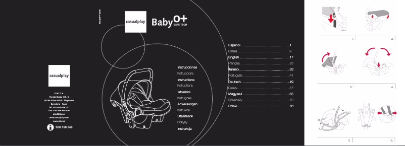 Image de la première page du manuel de l'appareil Baby