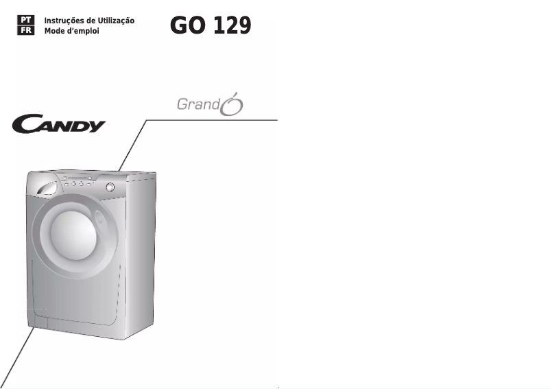 Page n°1 - Manuel utilisateur Candy GO 129-86S